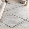 Contemporary Thigpen Large Area Rug, 9' x 12', Dark Grey