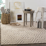 Natura Handmade Wool Area Rug 10' x 14' - Beige Flatweave for Living Room & Bedroom