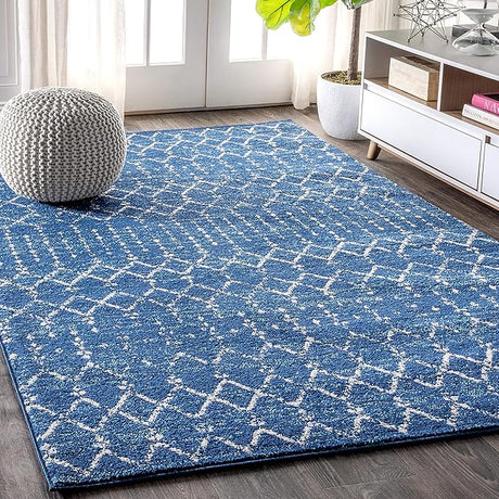 MOH101B-9 Moroccan Hype Boho Vintage Diamond Indoor Area-Rug Bohemian