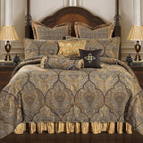 Jacquard Comforter Set-9 Piece, Luxury Classic Antique Comforter Set King