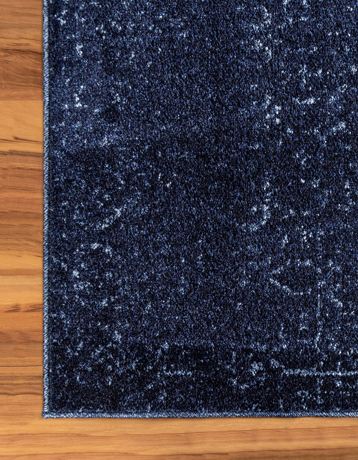 Del Mar Collection Area Rug - Jennifer (9' x 12' Rectangle, Blue/ Navy Blue)