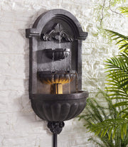 51011PLBZ San Pablo Indoor/ Outdoor Wall Fountain with Bronze Finish