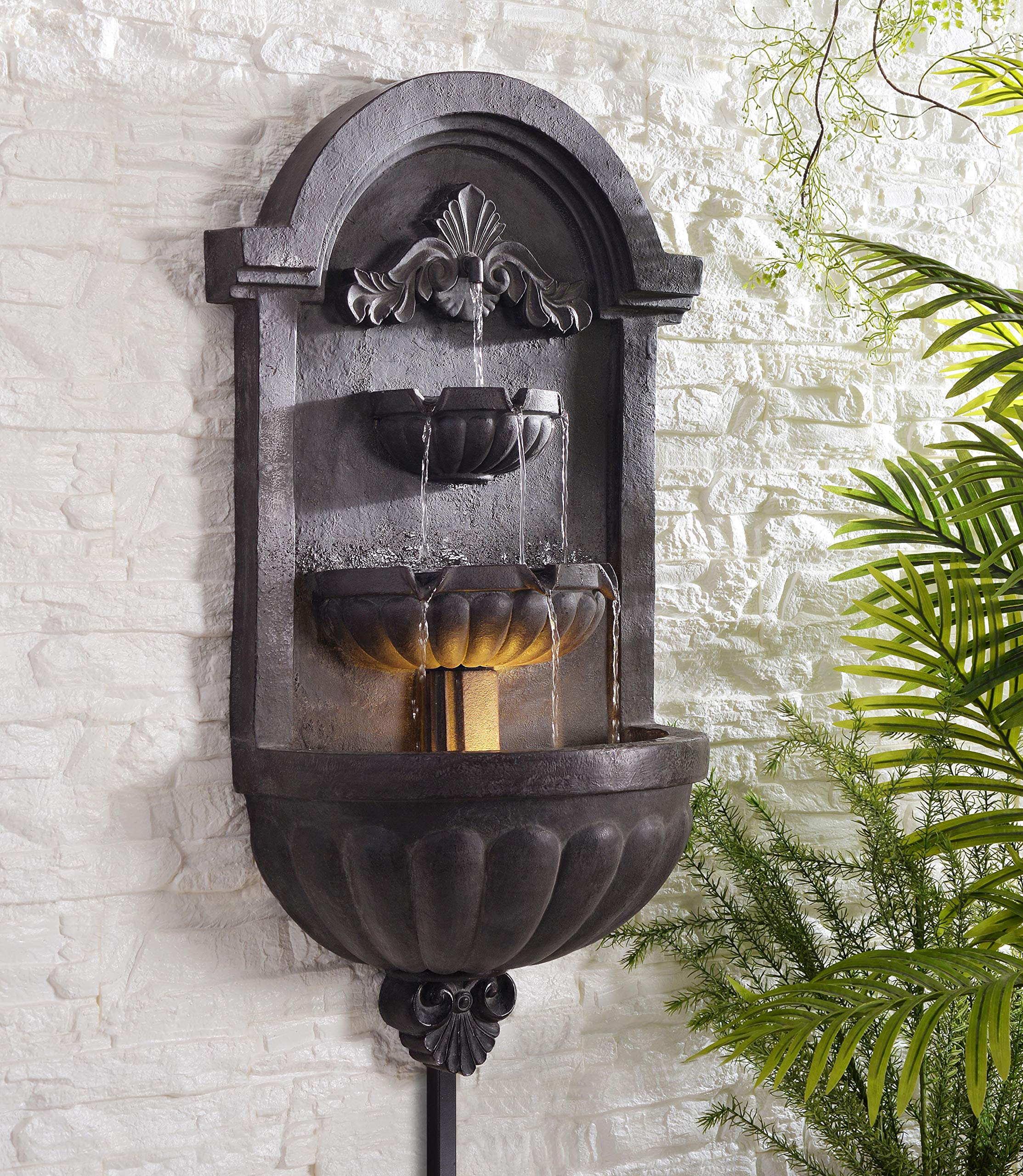 51011PLBZ San Pablo Indoor/ Outdoor Wall Fountain with Bronze Finish