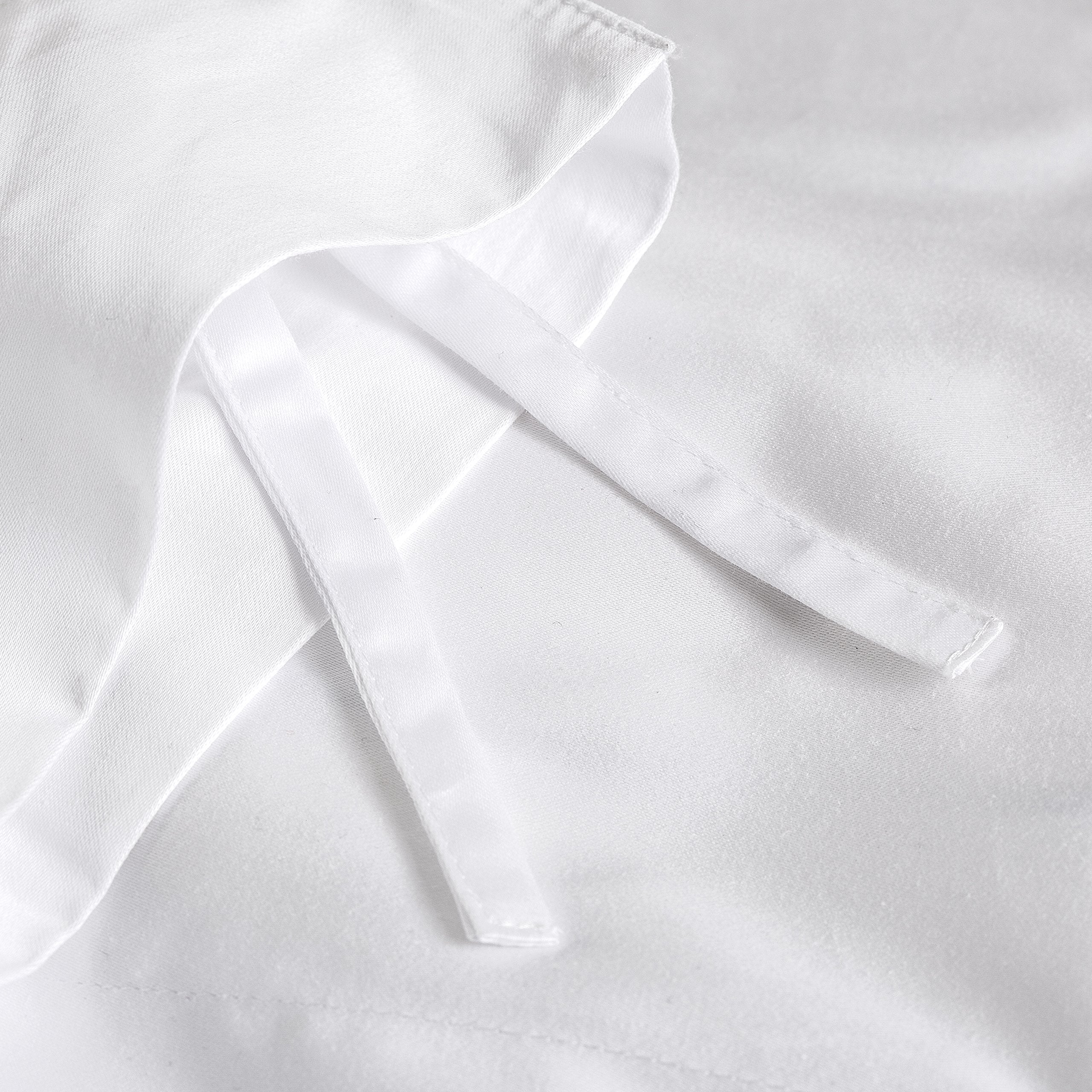 Duvet Cover Set with 3 Pieces, 285 Thread Count, Percale, 100% Peruvian Pima Cotton,