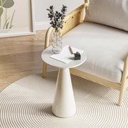 Farmhouse Pedestal Small End Table Round Martini Table Wood Plant Stand Rustic