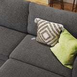 Reversible Modular Sectional Couch U Shaped Modular Sofa with Wide Chaise Oversized