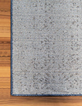 Del Mar Collection Area Rug - Jennifer (9' x 12' Rectangle, Blue/ Navy Blue)