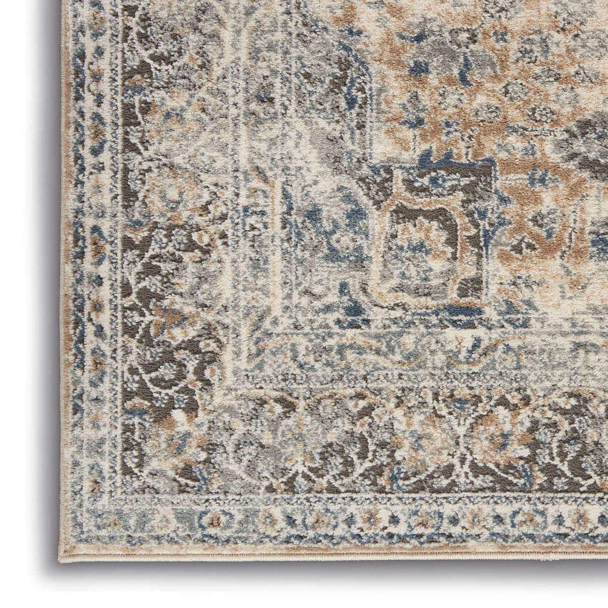 Concerto Persian Beige/Grey 3'9" x 5'9" Area -Rug, Easy -Cleaning, Non Shedding