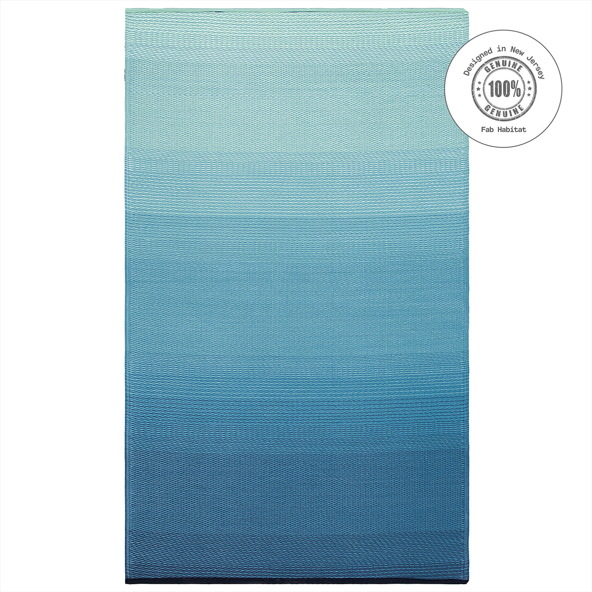 Ombre Outdoor Rug - Waterproof, Fade Resistant, Crease-Free, Reversible - Premium