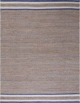 Natural Jute Area Rug 8x10 - Handwoven Boho Farmhouse Style