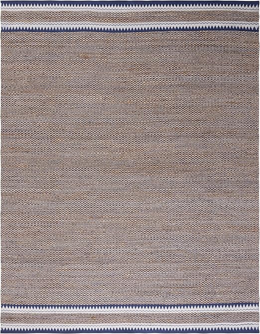 Natural Jute Area Rug 8x10 - Handwoven Boho Farmhouse Style