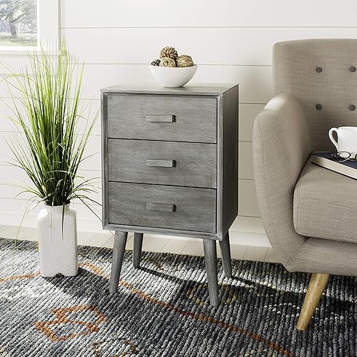 Home Pomona Modern Black 3-drawer Chest