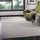 SAFAVIEH Vision Collection Area Rug - 6' x 9', Silver, Modern Ombre Tonal Chic Design, Non-Shedding & Easy Care, Ideal for High Traffic Areas in Living Room, Bedroom (VSN606G)