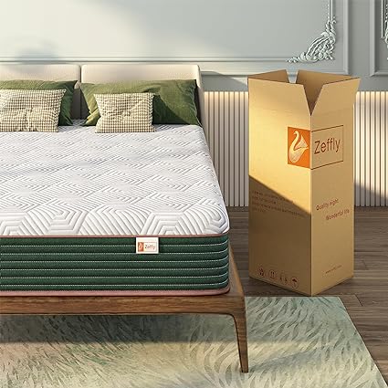 King Size Mattress 10 Inch, Gel Memory Foam Mattress