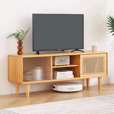 Adjustable Storage TV Cabinet with Cable Management