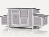 AirRoost AIR69 modular chicken coop with 5 doors and nesting box