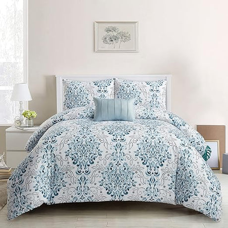 4 Pieces 100% Cotton Soft and Comfort Floral Bed