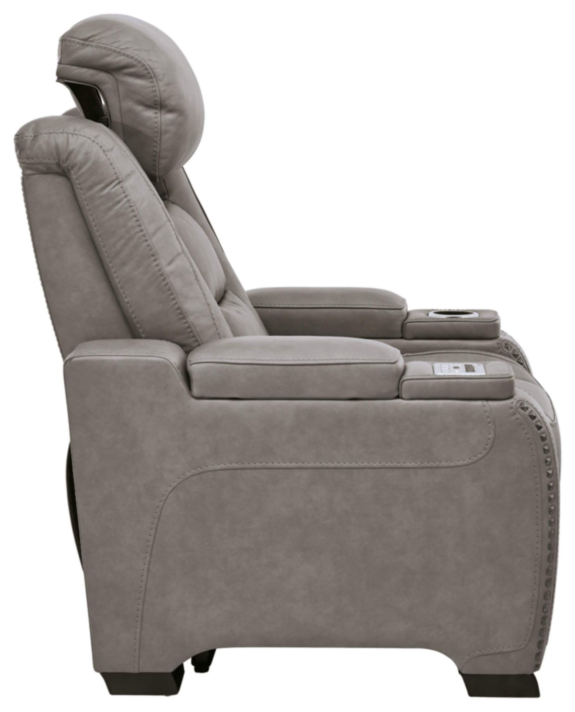 Armrest with wireless charging dock and USB port

