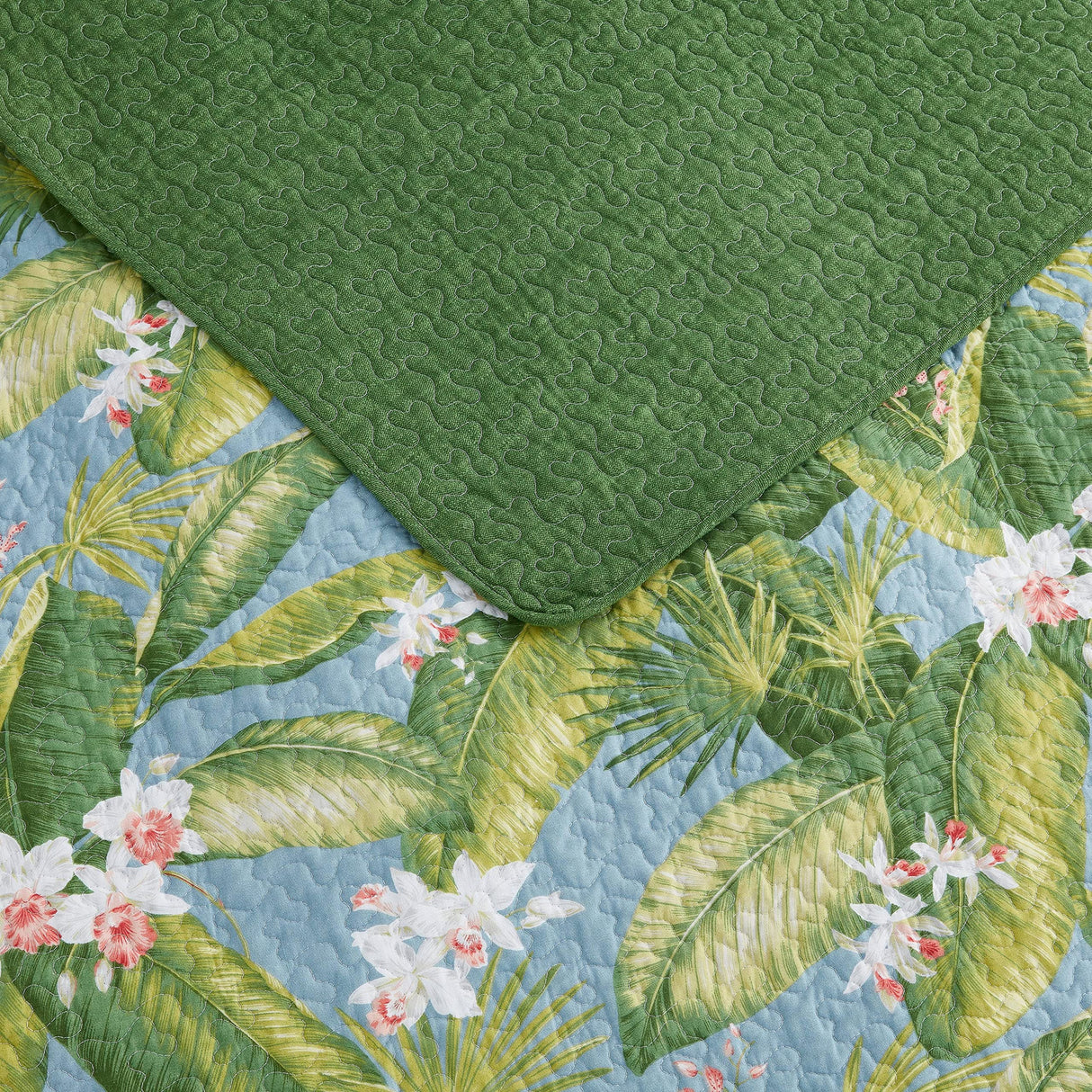 - King Quilt Set, Reversible Cotton Bedding with Matching Shams