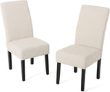 Pertica Fabric Dining Chair (Set Of 2),Wood, Light Grey