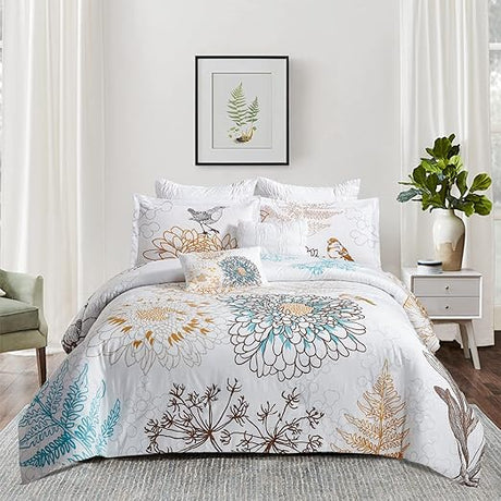 4 Pieces 100% Cotton Soft and Comfort Floral Bed