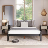 Chalipa 14” Queen Bed Frame - Solid Wood Platform Bed