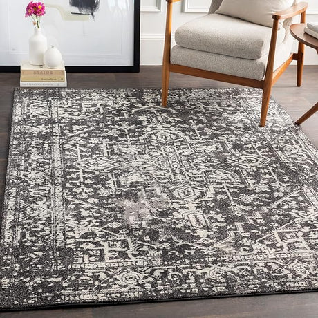 Janine Vintage Medallion Area Rug