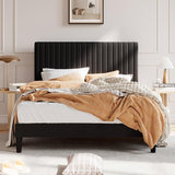 Queen Upholstered Platform Bed Frame