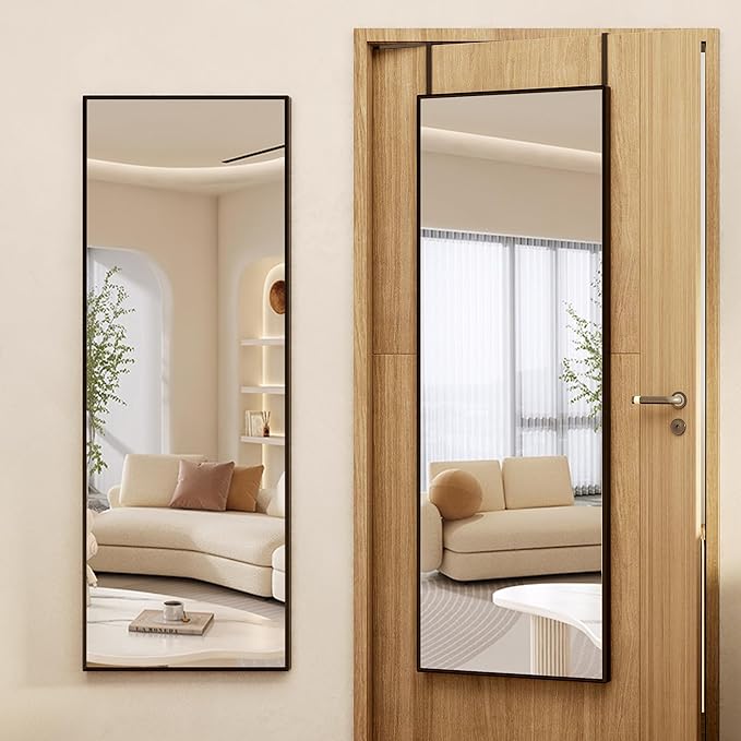 Wall Mounted Mirror, 47"x14" Full Body Mirror, Full Length Mirror
