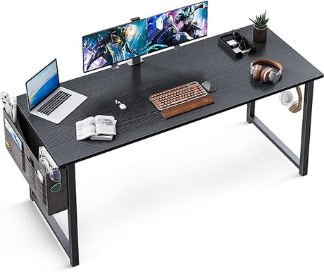 Computer Writing Desk 55 inch, Sturdy Home Office Table