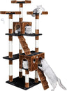 72" Tall Extra Large Cat Tree Kitty Tower Condo Cat House