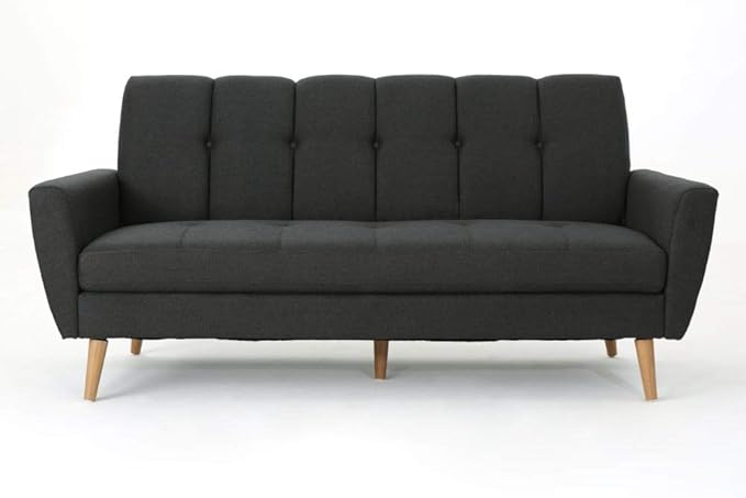 Treston Mid-Century Fabric Sofa