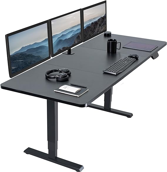 Electric Height Adjustable 71 x 30 inch Memory Stand Up Desk