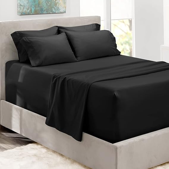 Extra Deep Pocket King Size Sheets Sets - Fits Mattress 18-24 Inches Deep