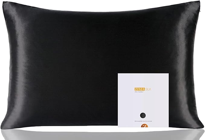 100% Pure Mulberry Silk Pillowcase for Hair and Skin Health,Soft and Smooth,Both Sides