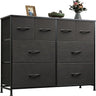 Dresser for Bedroom with 8 Drawers, Wide Fabric Dresser for Storage and Organization