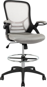 High-Back Mesh Ergonomic Drafting Chair