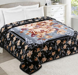 12 Lbs Velvet Fleece Blanket for Winter - 2 Ply Heavy & Warm Korean Style Bed Blanket