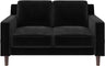 Brynn Loveseat 2 Seater Sofa, Blue Velvet