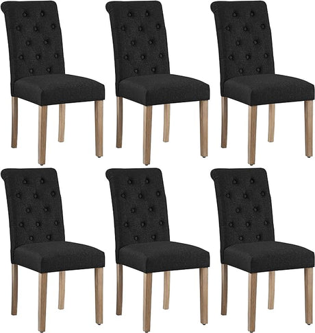 Diner Chair Upholstered Fabric Dining Room Chairs