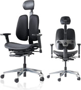 Dual-backrests Alpha - Ergonomic Office Chair, Home Office Desk Chairs