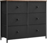 Bedroom Chest 6 Drawer Closet Fabric Dresser