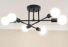 Modern Sputnik Chandelier, 6-Light Ceiling Light