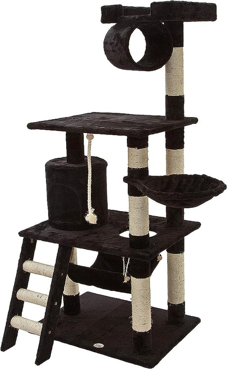 Tower Kitten Condo Scratcher for Indoor Cats with Sisal Posts