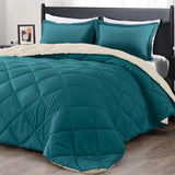 Queen Comforter Set - Blue and Sapphire Queen Comforter, Soft Bedding Comforter Sets