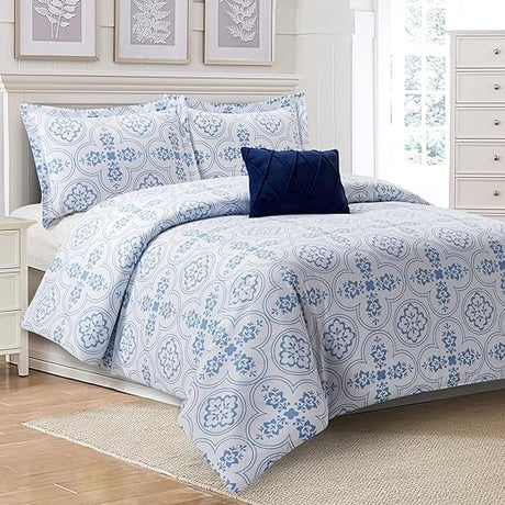 4 Pieces 100% Cotton Soft and Comfort Floral Bed