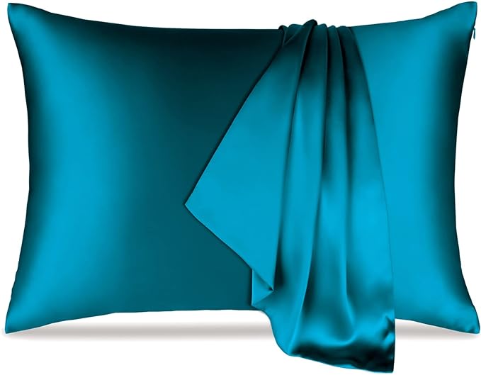 22 Momme Silk Pillowcase for Hair and Skin, Grade 6A Organic  Silk Pillowcase