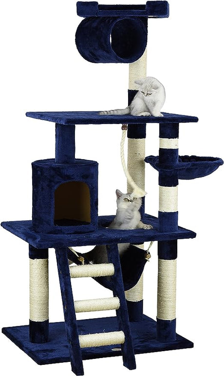 Tower Kitten Condo Scratcher for Indoor Cats with Sisal Posts