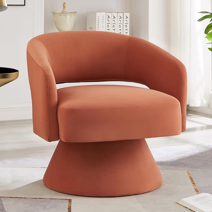 Modern 360 Degree Swivel Accent Chair Armchair