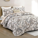 3-Piece Queen Comforter Set, Soft Reversible Full Size Bedding Comforter Sets